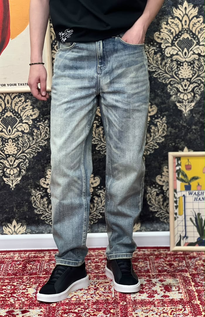 REGULAR FIT COMFORT JEANS C08